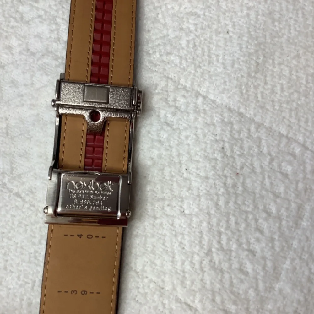 EUC Mens Nextbelt adjustable ratchet Alligator belt black leather - Picture 3 of 13